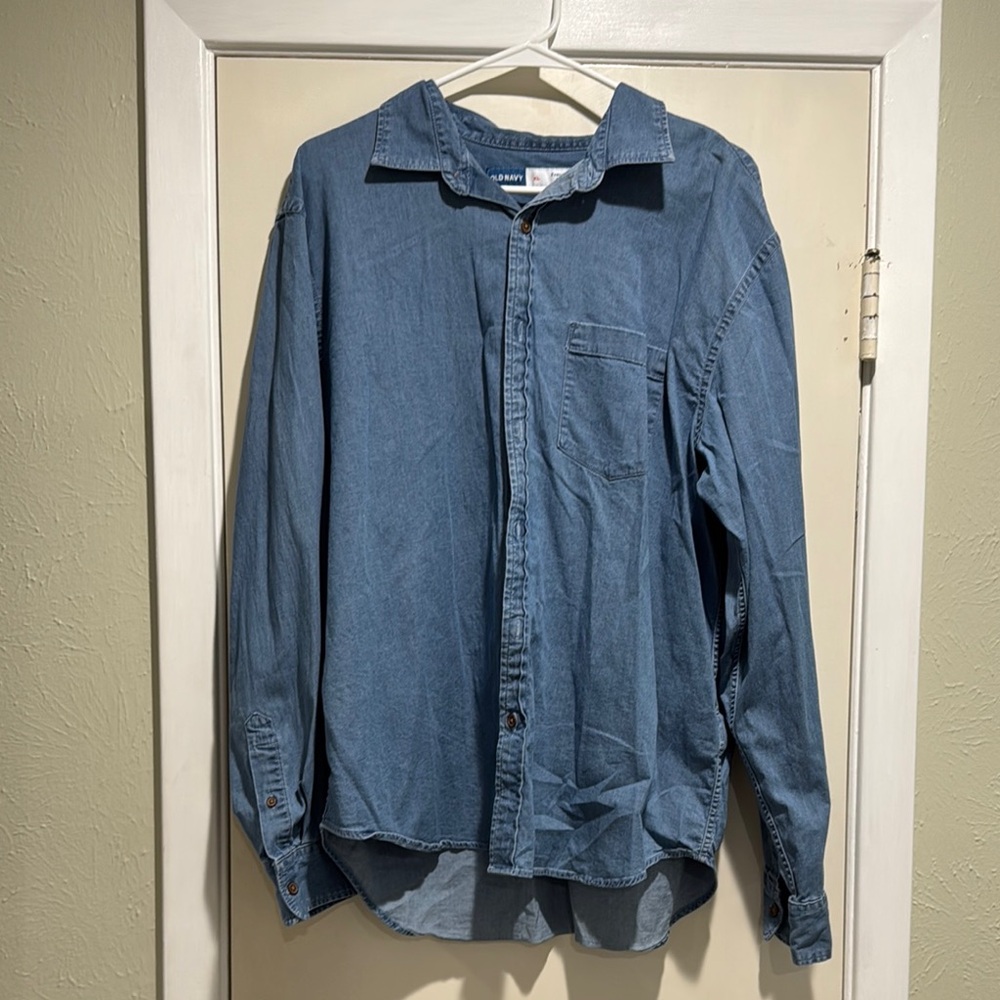 Old Navy Light Blue Everyday Shirt
